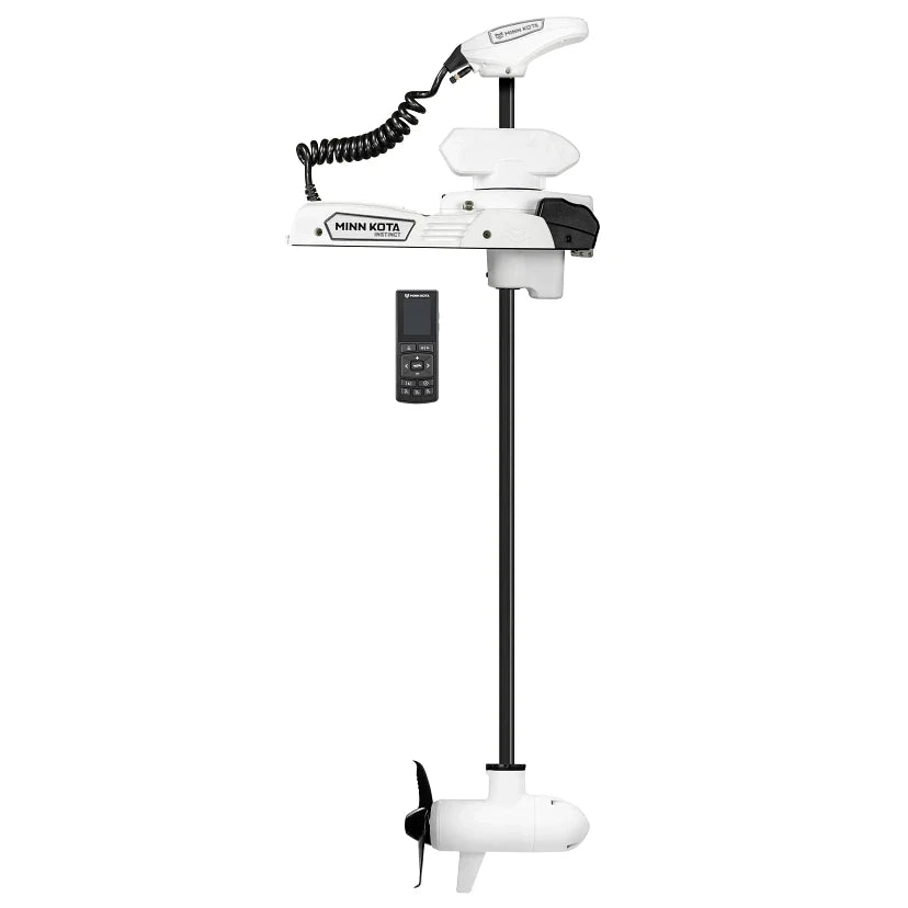 MINN KOTA RIPTIDE INSTINCT brushless trolling motor. 24/36V, 90/115# thrust, 72" shaft
