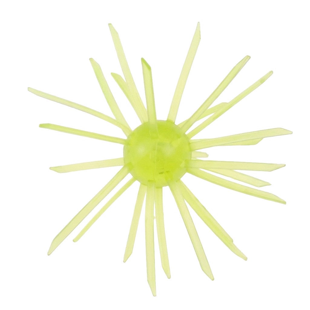 Geecrack Magnum Cue Bomb 1.5 inch urchin soft plastic in Clear Chart #430