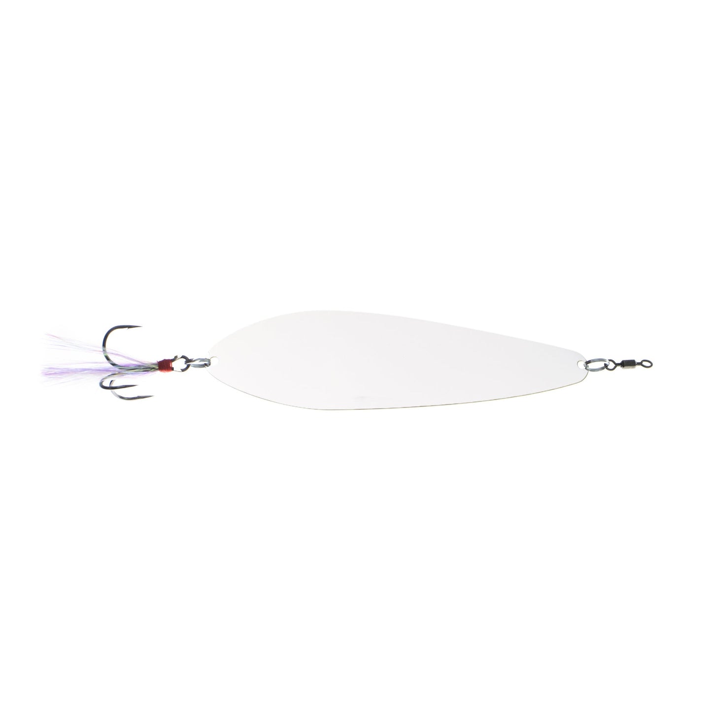 Nichols Bass Mafia Big Larry 2.5 oz flutter spoon in Snow White Smooth