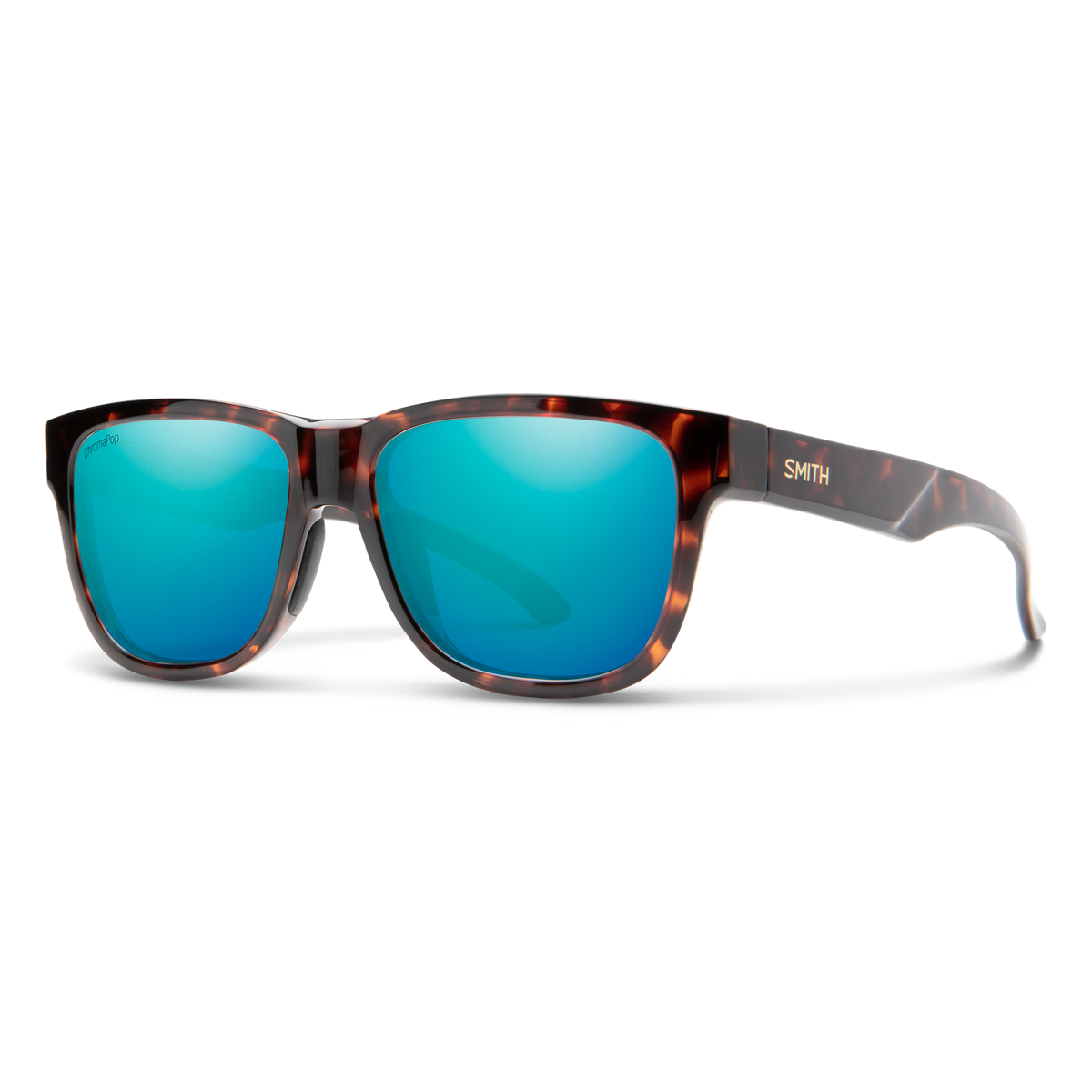 Smith Lowdown Slim 2 sunglasses — Tortoise | ChromaPop Polarized Opal Mirror