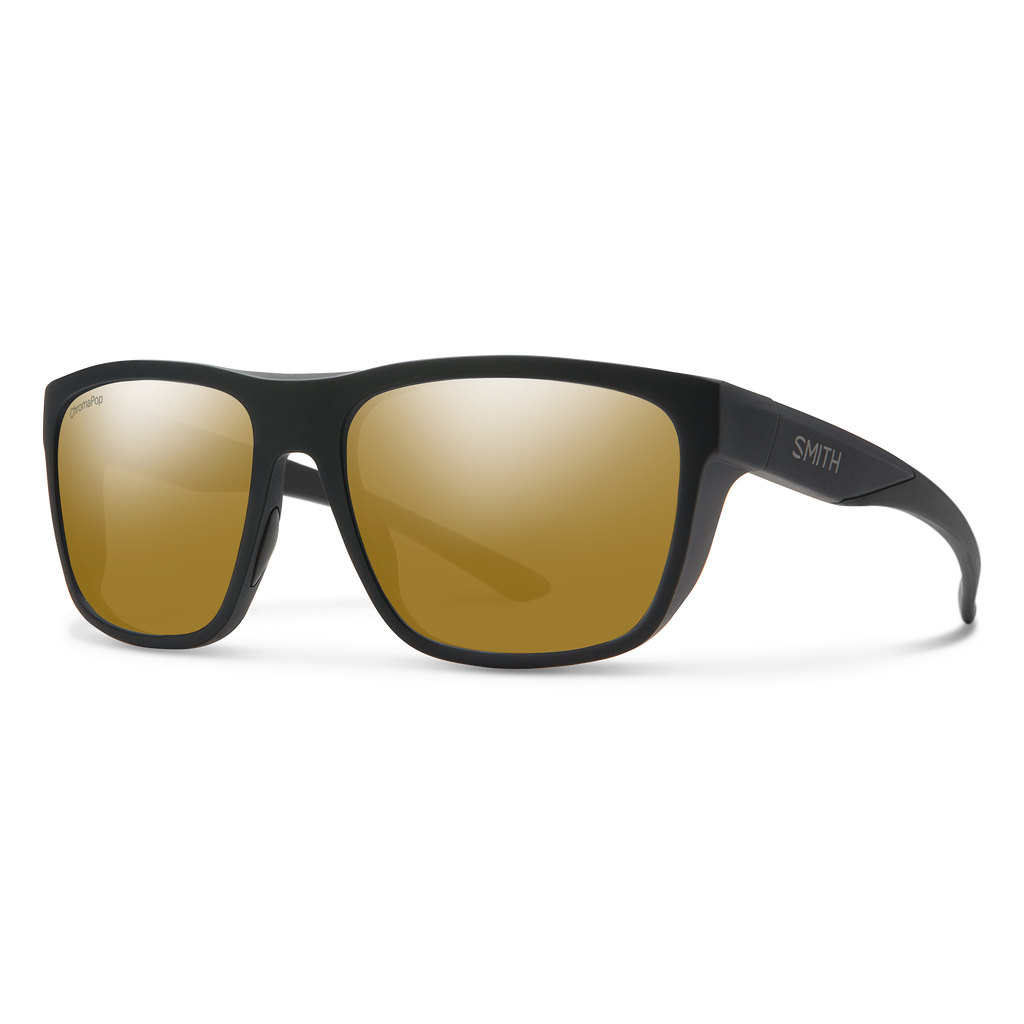 Smith Barra sunglasses — Matte Black | ChromaPop Polarized Bronze Mirror