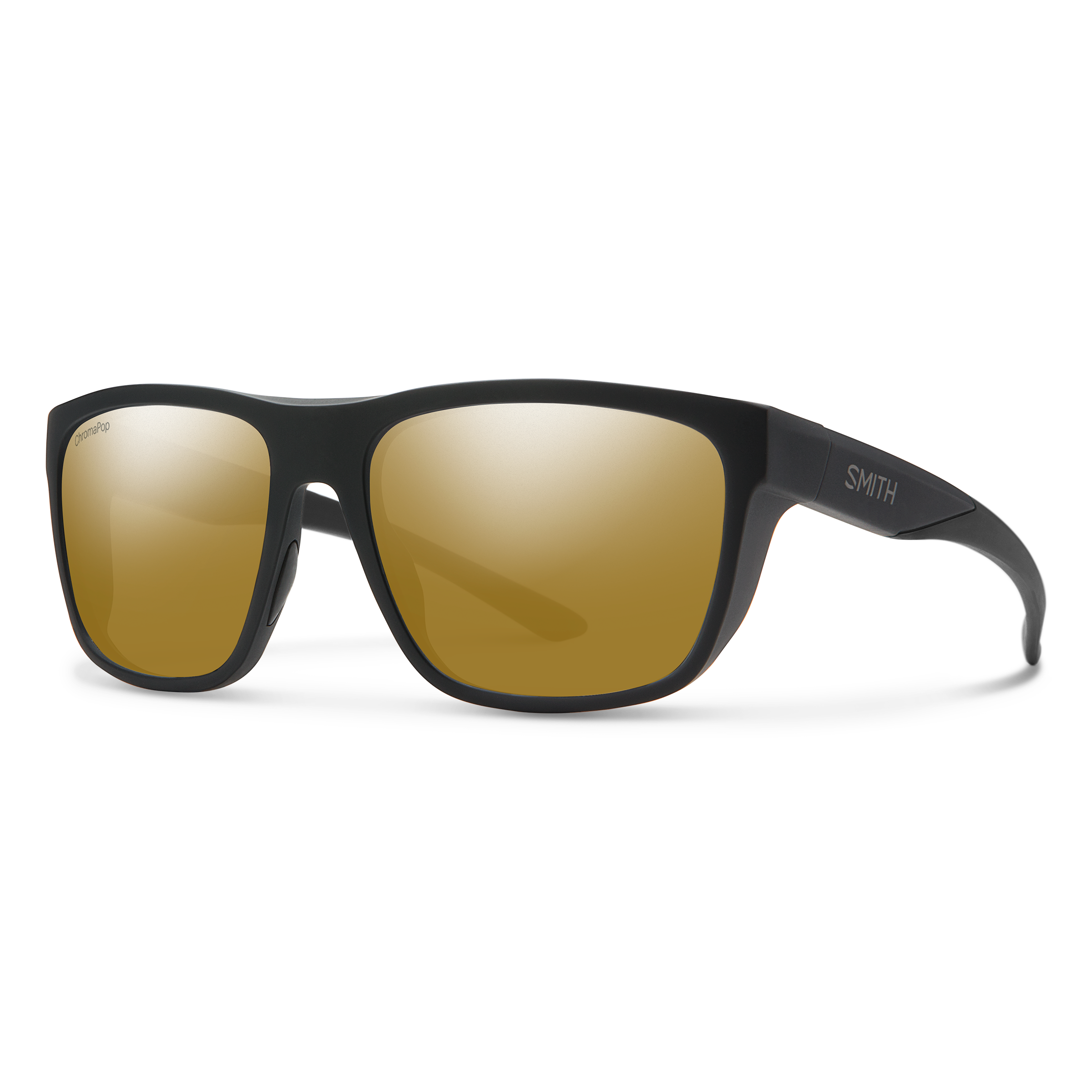 Smith Barra sunglasses — Matte Black | ChromaPop Polarized Bronze Mirror