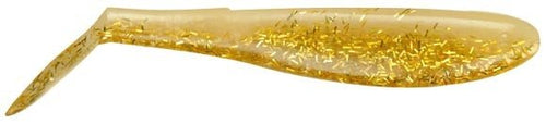 DOA C.A.L. 4 inch Shad Tail — GLOW/GOLD RUSH BELLY