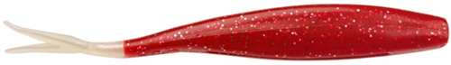 DOA C.A.L. 5.5 inch Jerk Bait — RED/SILVER GLITTER/WHITE TAIL