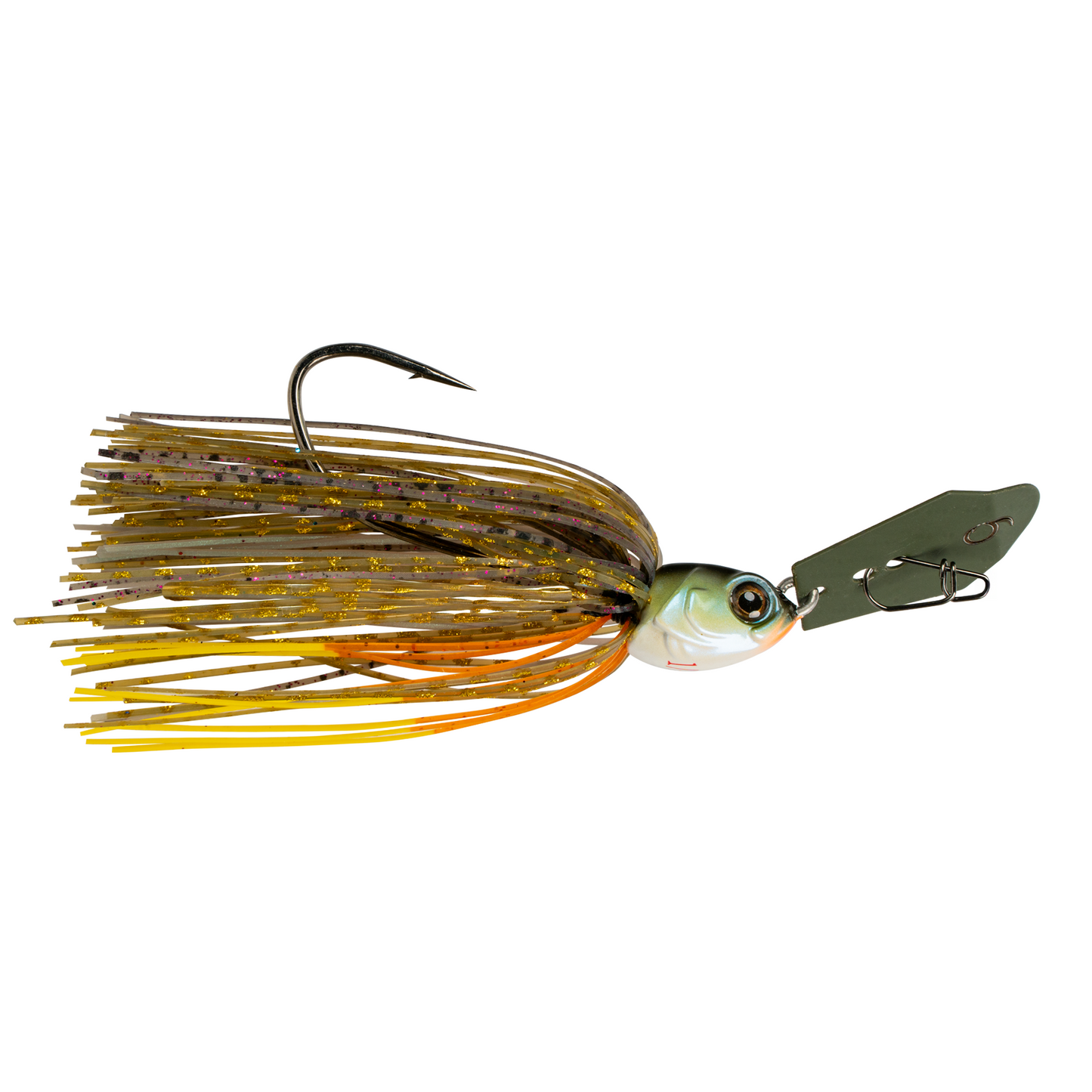 6th Sense JigSaw bladed jig in Bluegill Fire