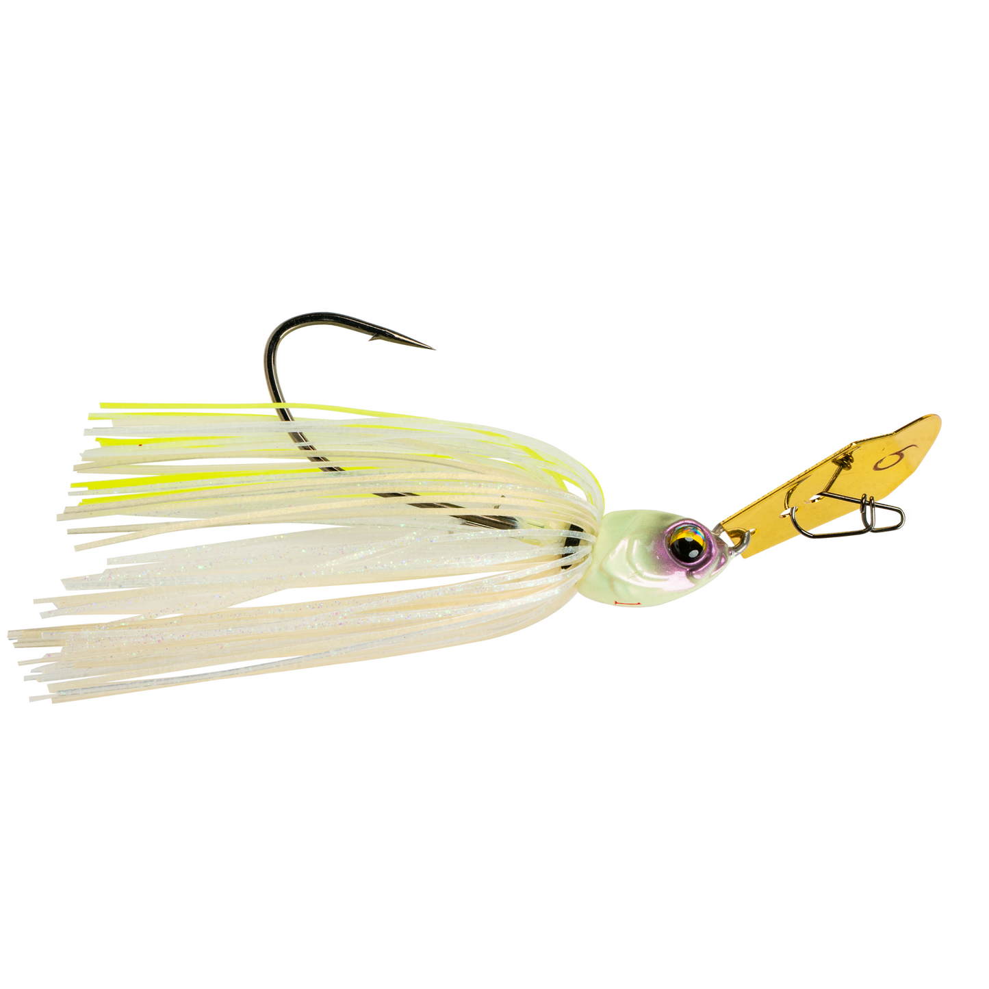 6th Sense JigSaw bladed jig in Bone-Treuse Pearl