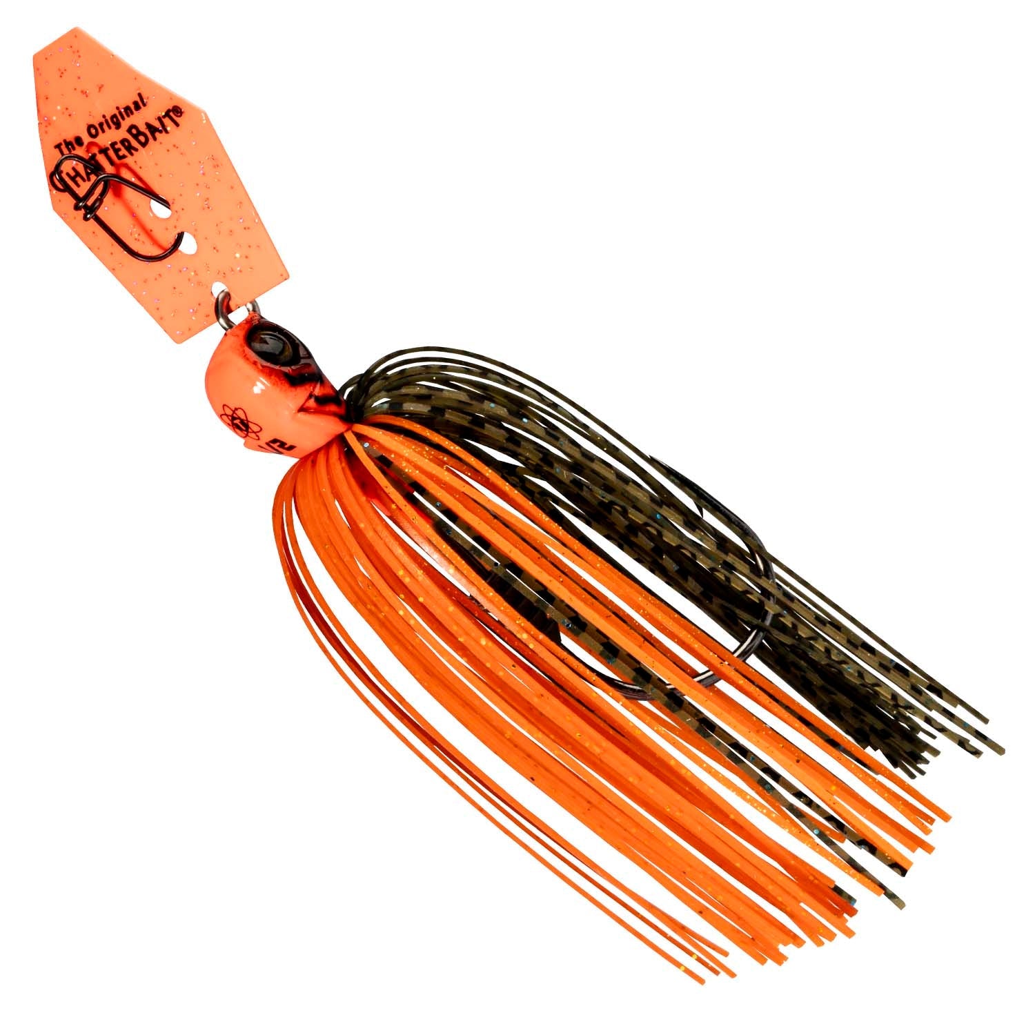 Z-Man Tungsten ChatterBait Elite EVO bladed jig, 1/2 oz, Lava Craw color