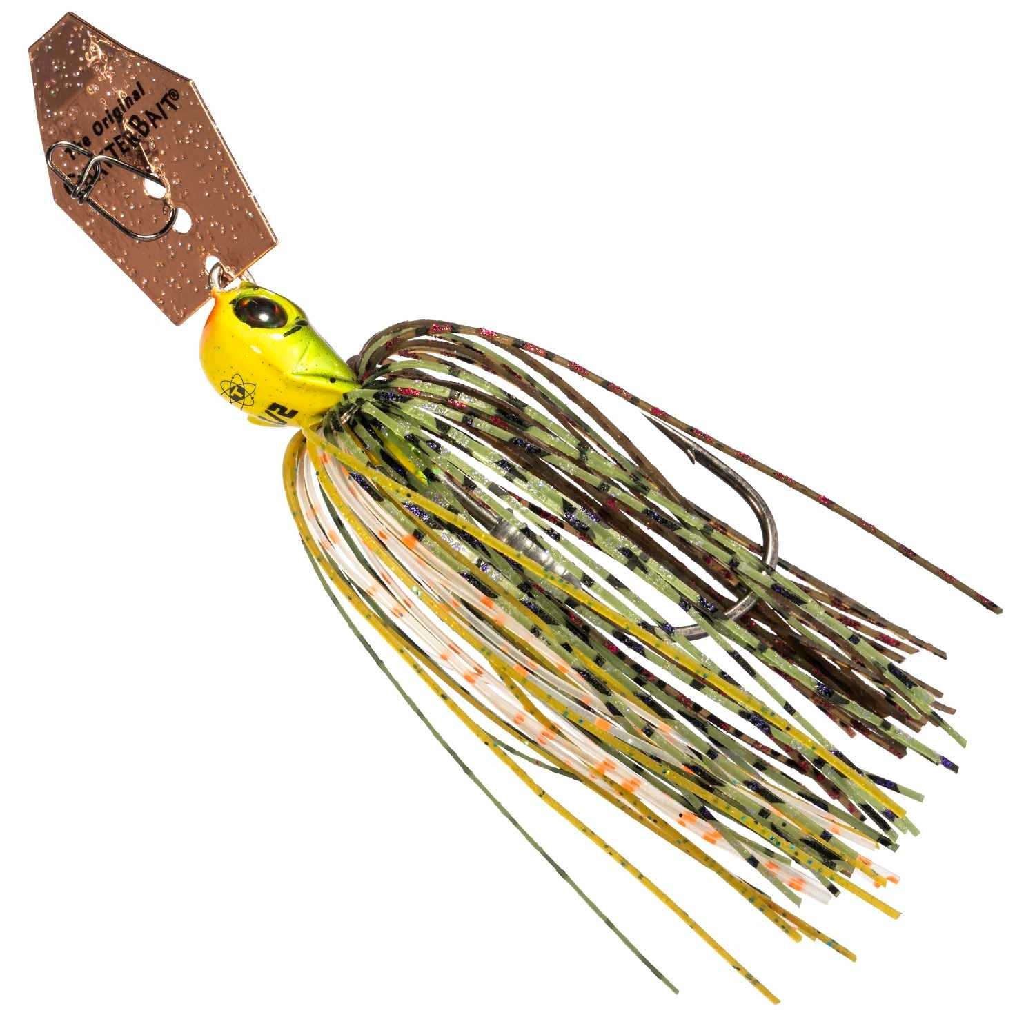 Z-Man Tungsten ChatterBait Elite EVO bladed jig, 1/2 oz, Bluegill color
