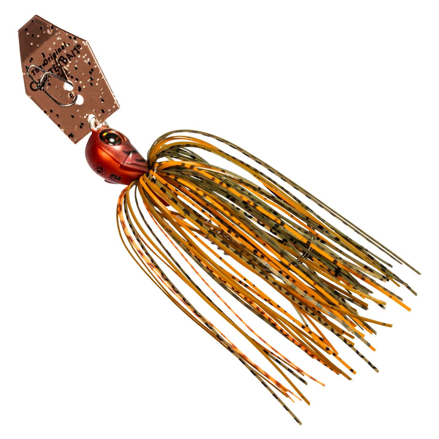 Z-Man Tungsten ChatterBait Elite EVO bladed jig, 1/2 oz, Bama Craw color