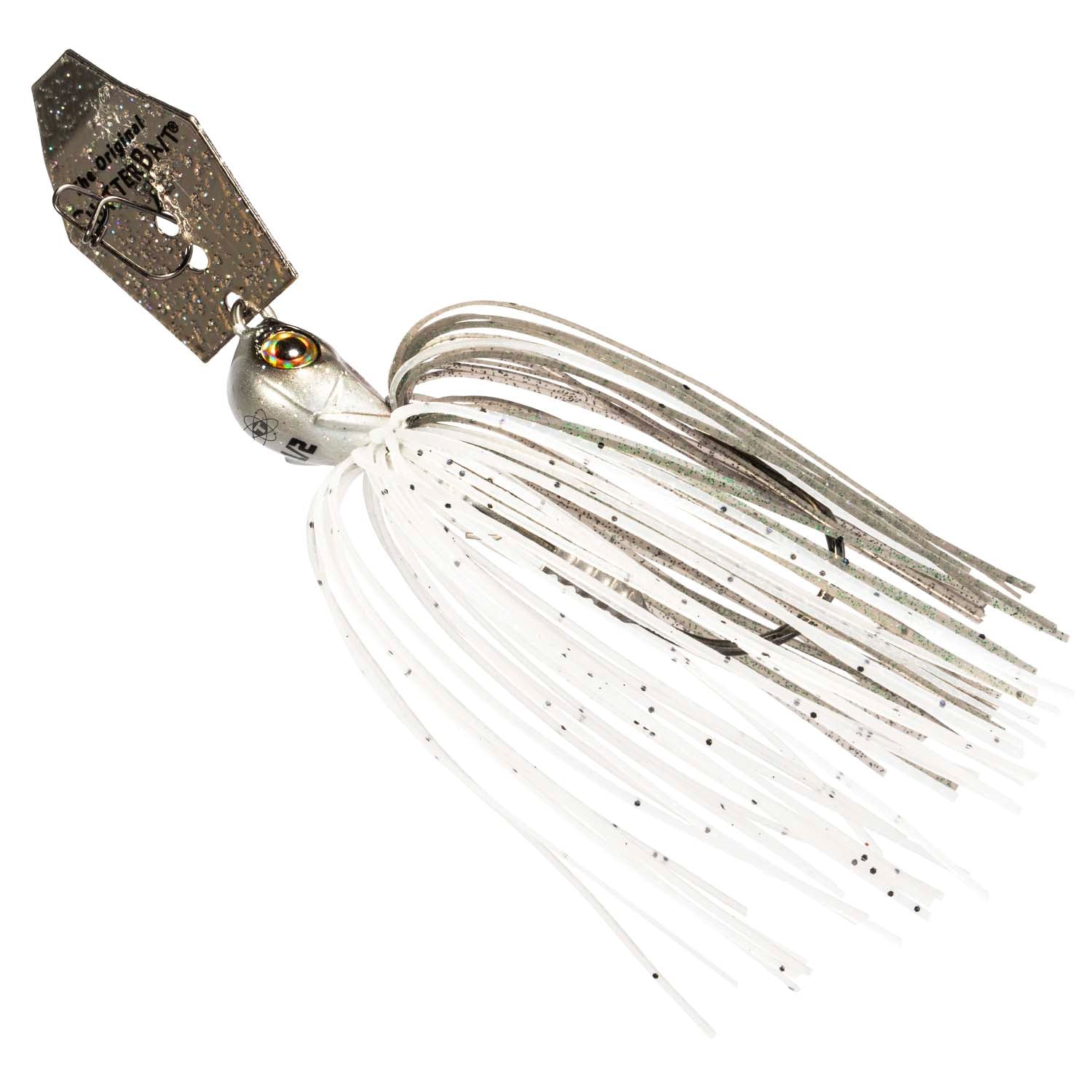 Z-Man Tungsten ChatterBait Elite EVO bladed jig, 1/2 oz, Electric Shad color