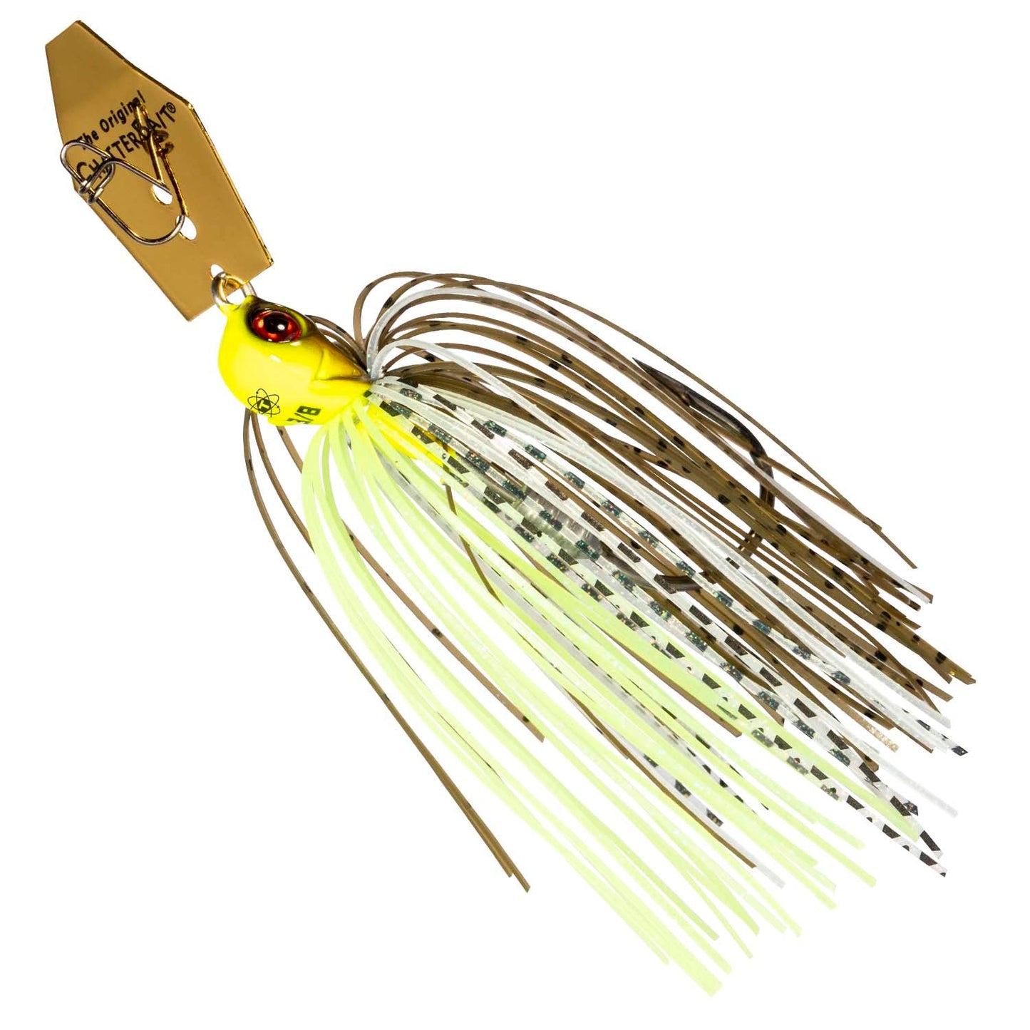 Z-Man Tungsten ChatterBait Elite EVO bladed jig, 3/8 oz, Hot Snakes color
