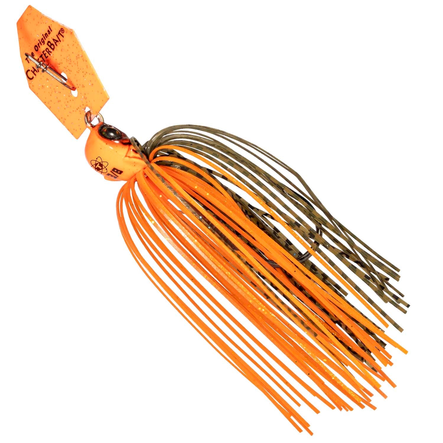 Z-Man Tungsten ChatterBait Elite EVO bladed jig, 3/8 oz, Lava Craw color