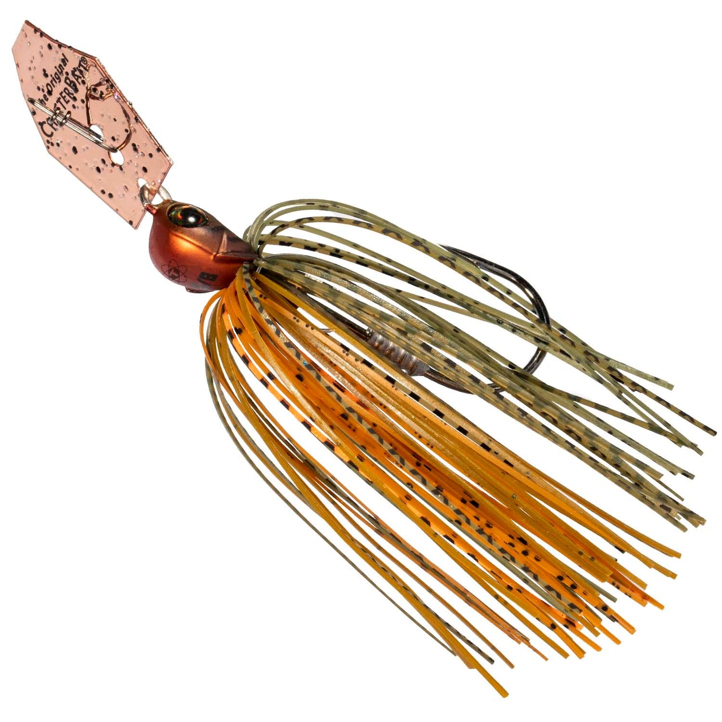 Z-Man Tungsten ChatterBait Elite EVO bladed jig, 3/8 oz, Bama Craw color
