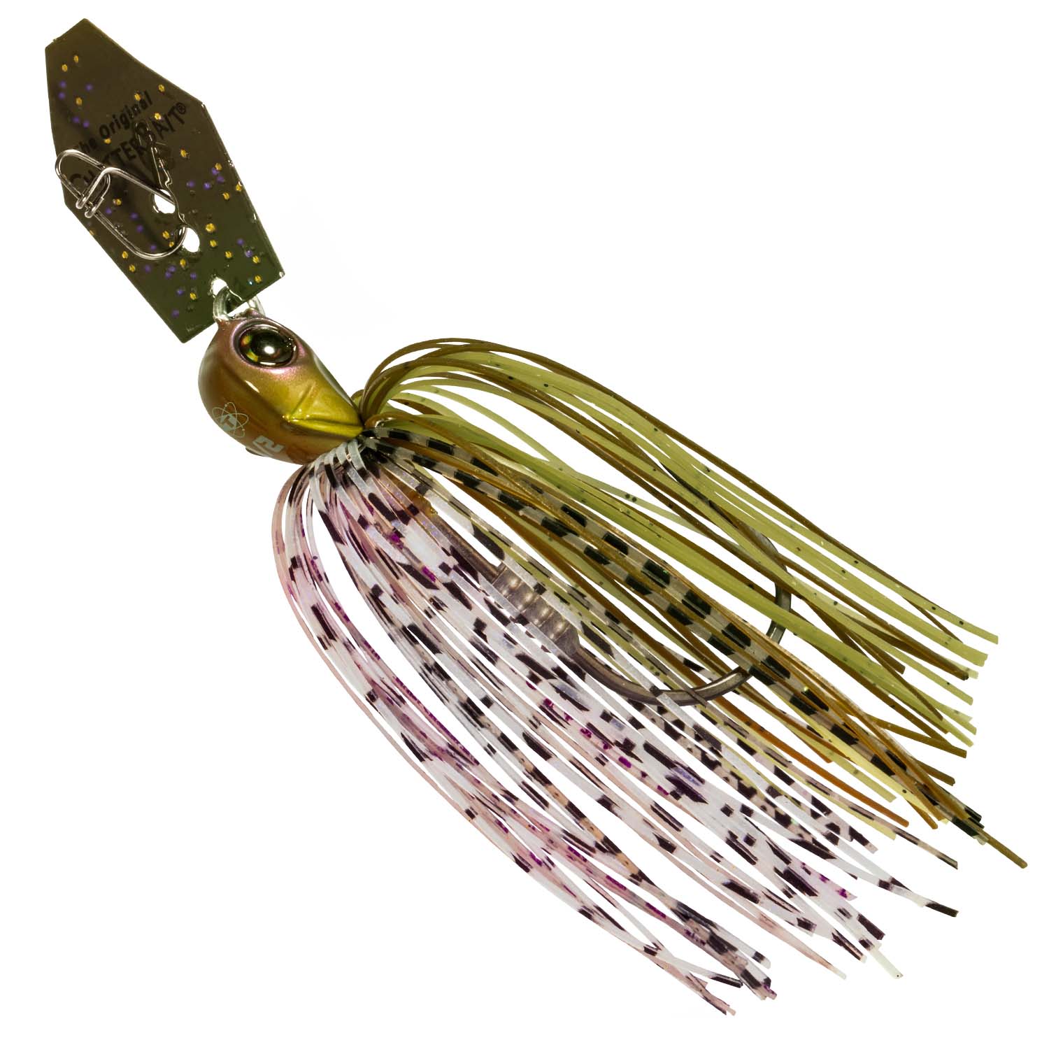 Z-Man Tungsten ChatterBait Elite EVO bladed jig, 1/2 oz, Bama Bream color