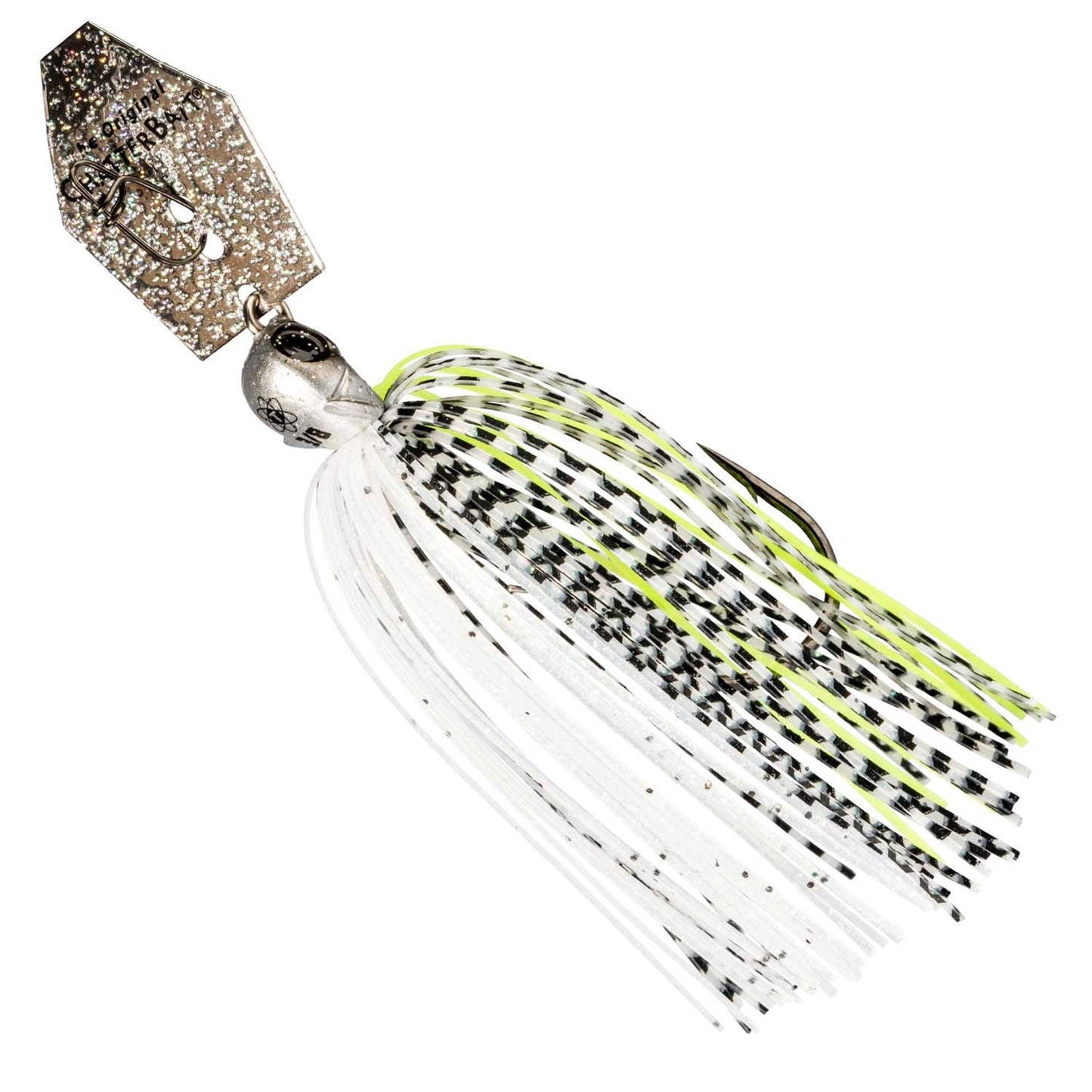 Z-Man Tungsten ChatterBait Elite EVO bladed jig, 3/8 oz, Glitter Bomb color