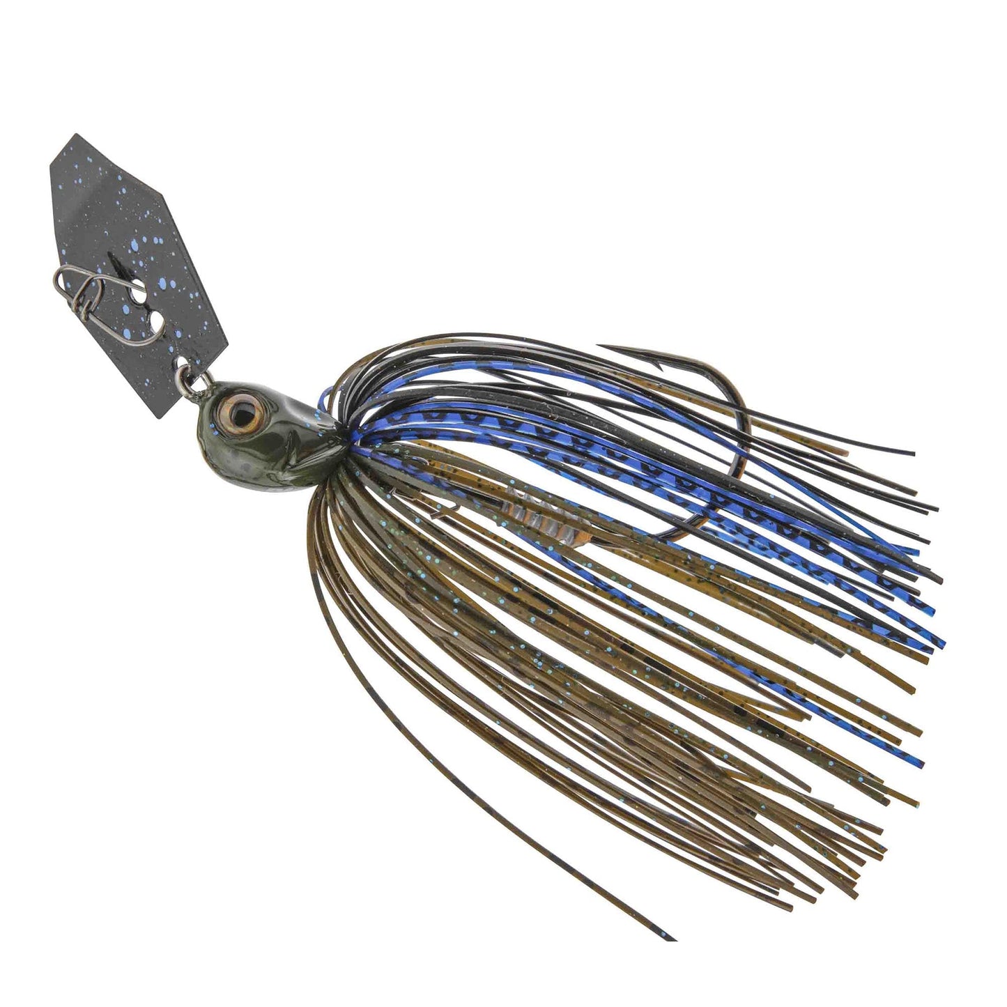 Z-Man Tungsten ChatterBait Elite EVO bladed jig, 1/2 oz, Bruised Green Pumpkin color
