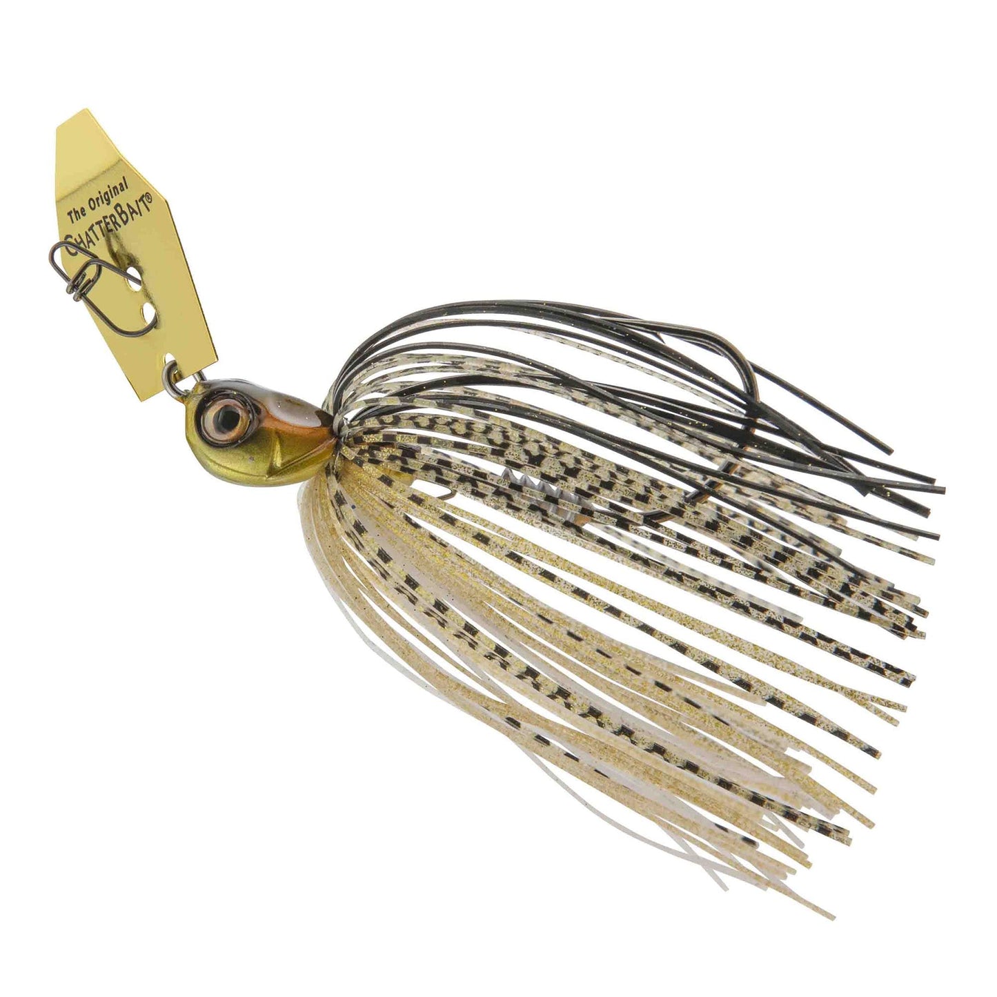 Z-Man Tungsten ChatterBait Elite EVO bladed jig, 1/2 oz, Golden Shiner color