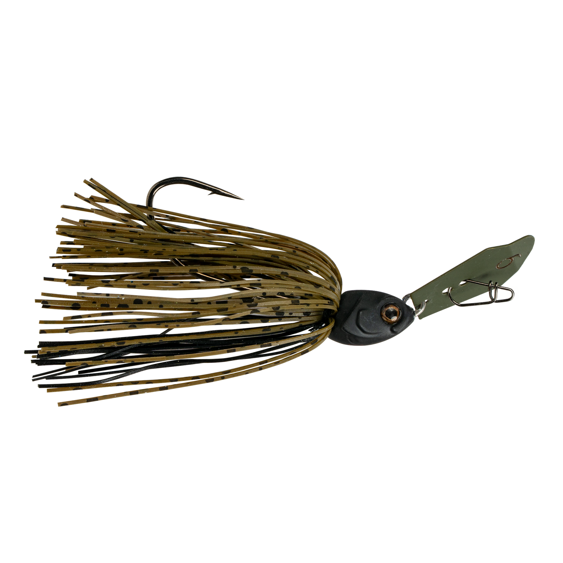 6th Sense JigSaw bladed jig in Green Pumpkin Black