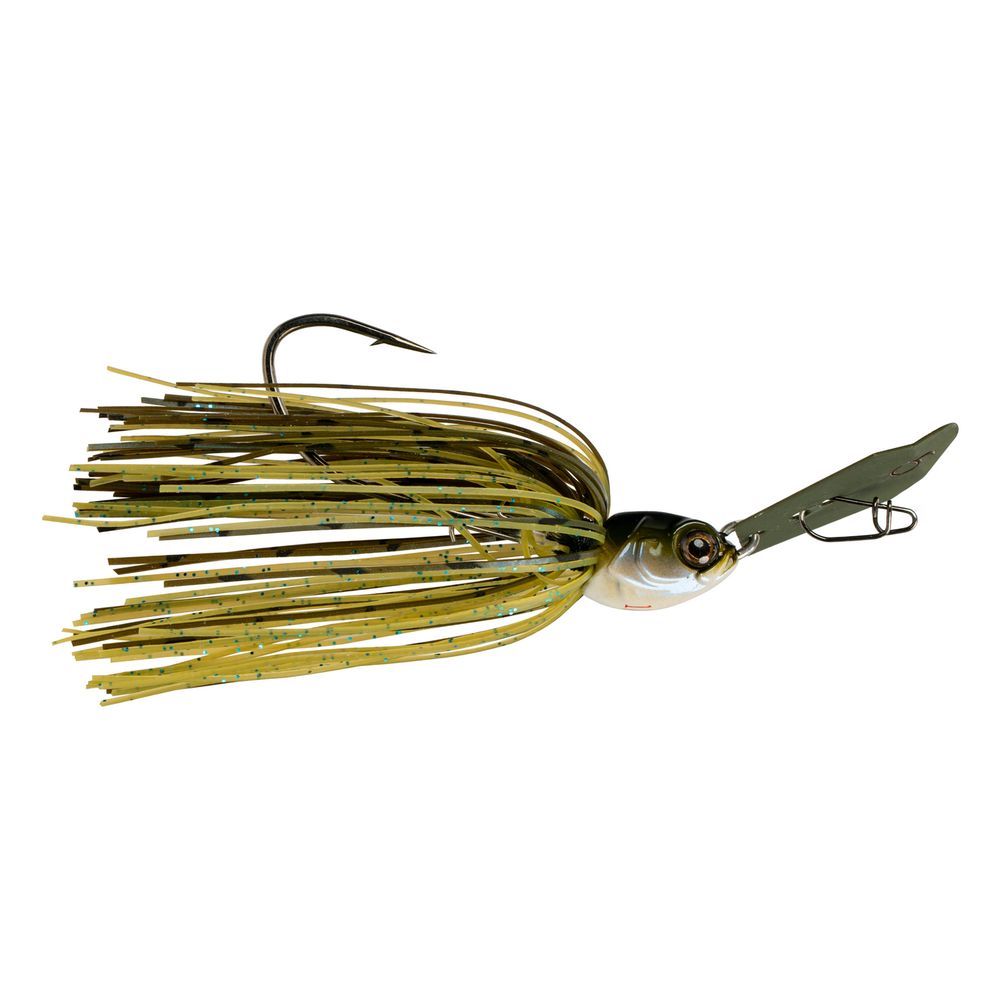 6th Sense JigSaw bladed jig in Green Pumpkin Gill