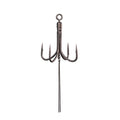 BKK Armorpoint Hyperlatch Quad-Urchin hook showing four hook points and dual-wire bait locking pin