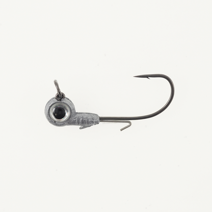 Missile Jigs Eye Roll jig head 1/0 hook 1/16 oz with silver 3D eye