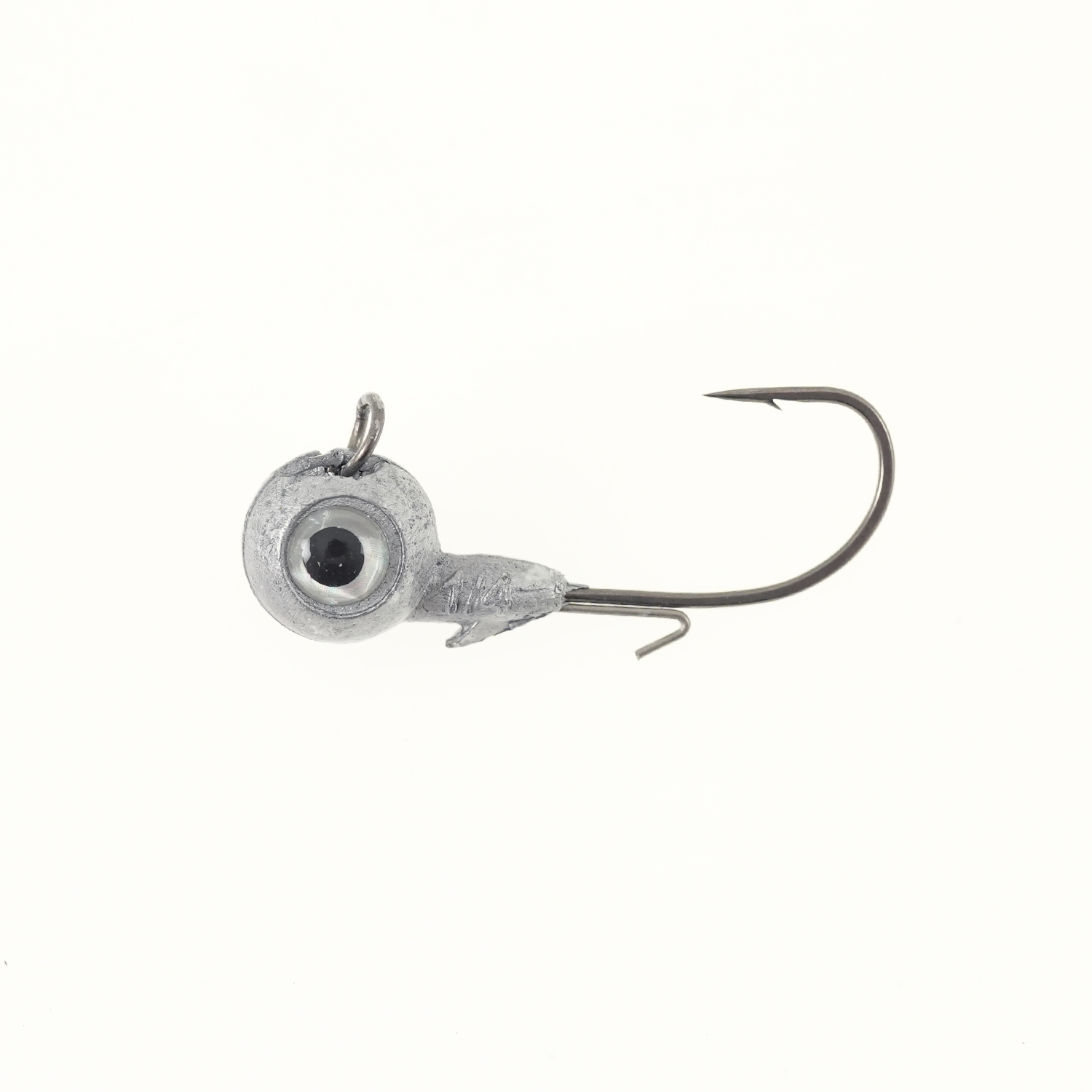 Missile Jigs Eye Roll jig head 1/0 hook 1/4 oz with silver 3D eye