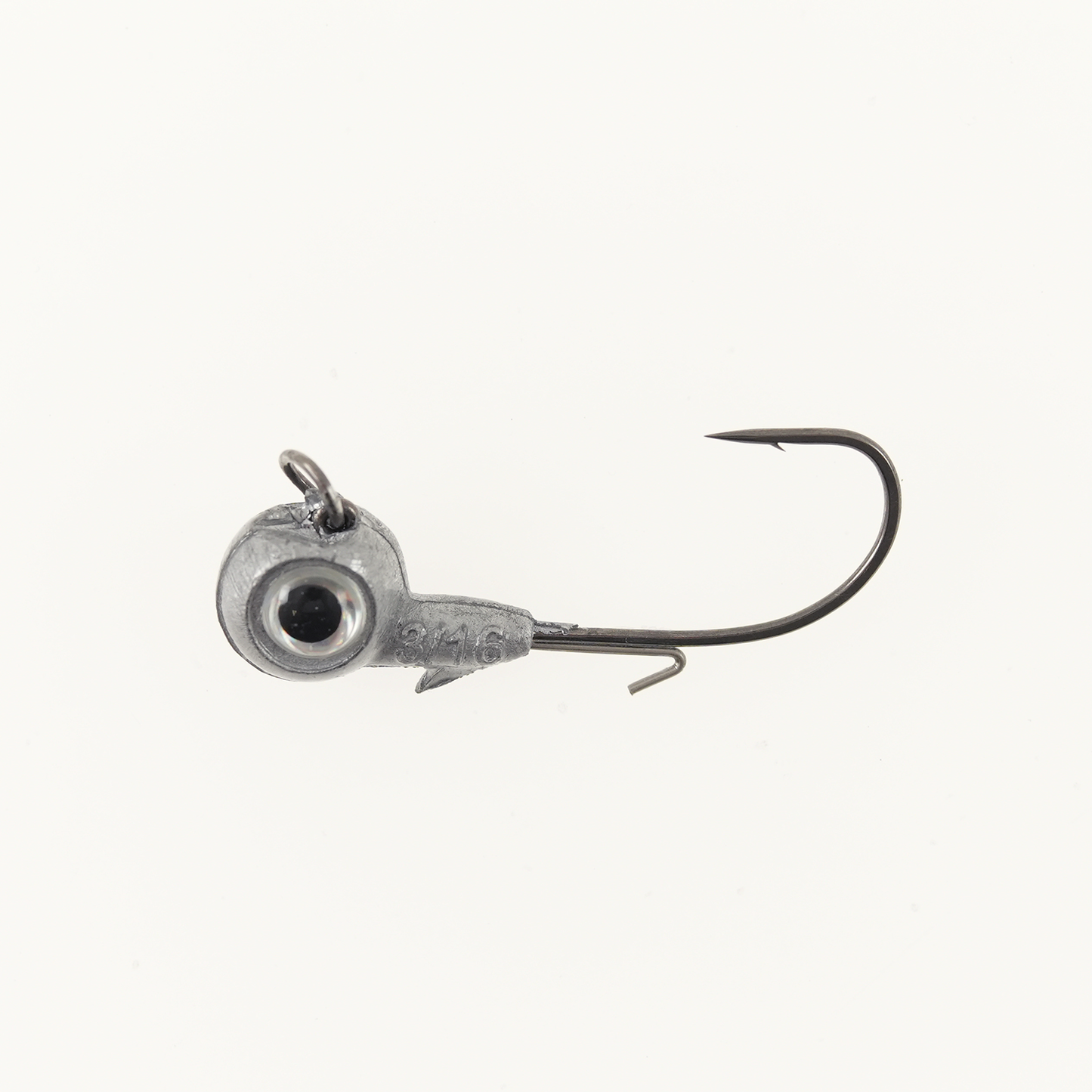 Missile Jigs Eye Roll jig head 1/0 hook 3/16 oz with silver 3D eye