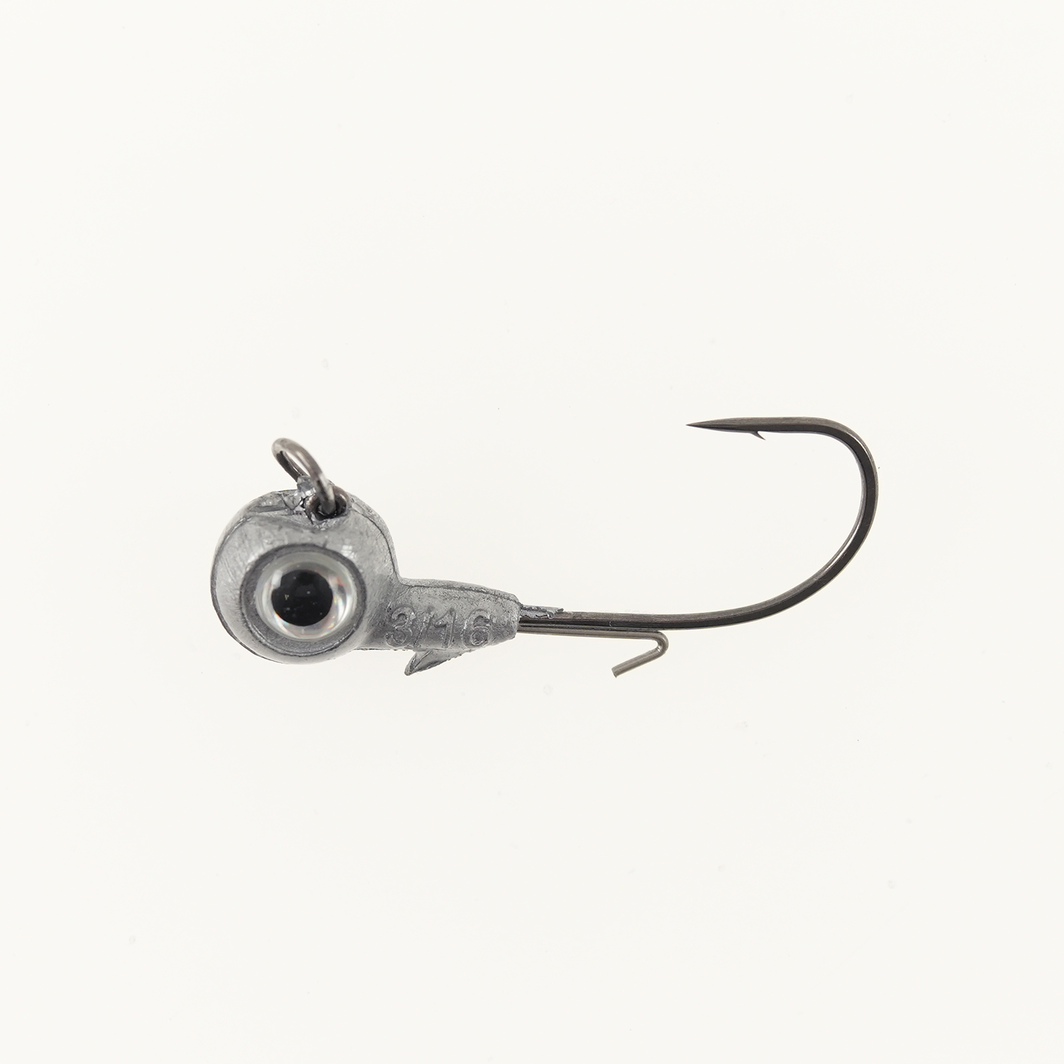 Missile Jigs Eye Roll jig head 1/0 hook 3/16 oz with silver 3D eye