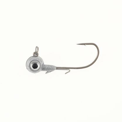 Missile Jigs Eye Roll jig head 3/0 hook 1/4 oz with silver 3D eye
