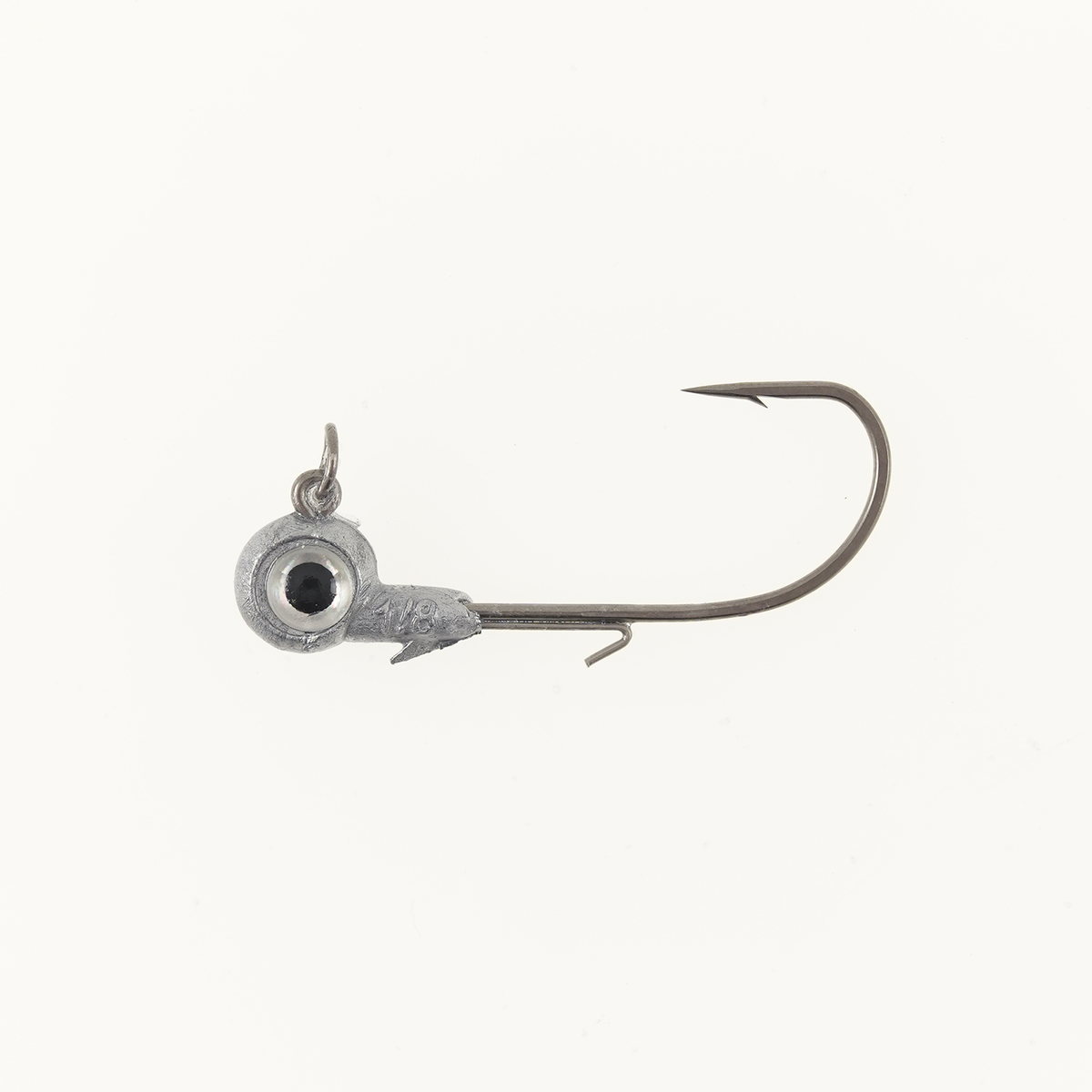 Missile Jigs Eye Roll jig head 3/0 hook 1/8 oz with silver 3D eye