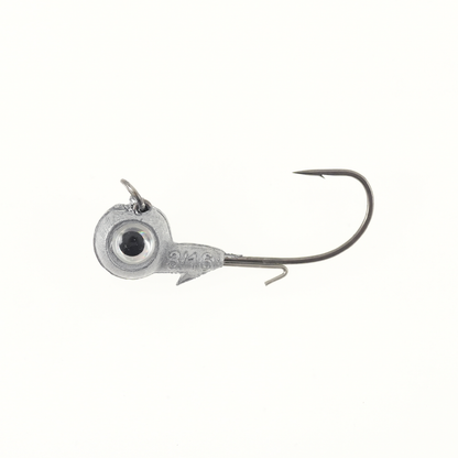 Missile Jigs Eye Roll jig head 3/0 hook 3/16 oz with silver 3D eye