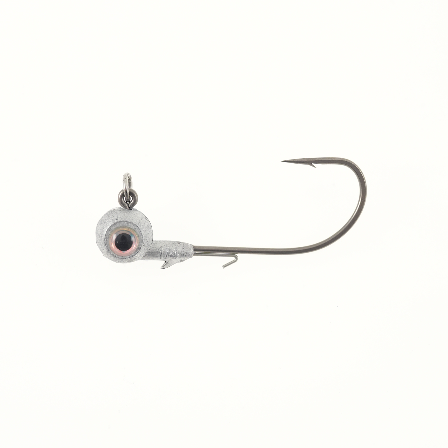 Missile Jigs Eye Roll jig head 5/0 hook 1/4 oz with silver 3D eye