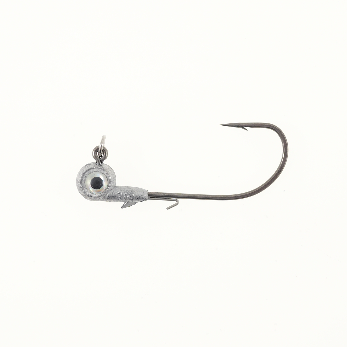 Missile Jigs Eye Roll jig head 5/0 hook 1/8 oz with silver 3D eye