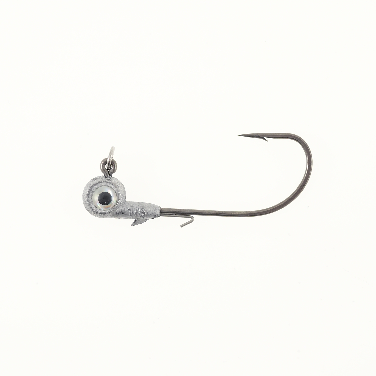 Missile Jigs Eye Roll jig head 5/0 hook 1/8 oz with silver 3D eye