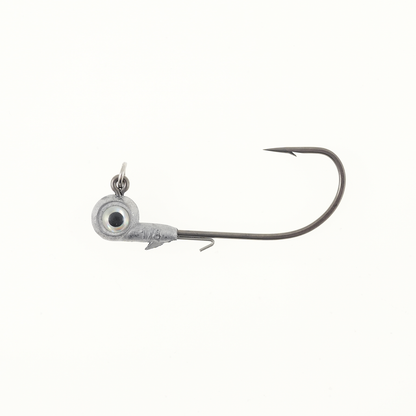 Missile Jigs Eye Roll jig head 5/0 hook 1/8 oz with silver 3D eye