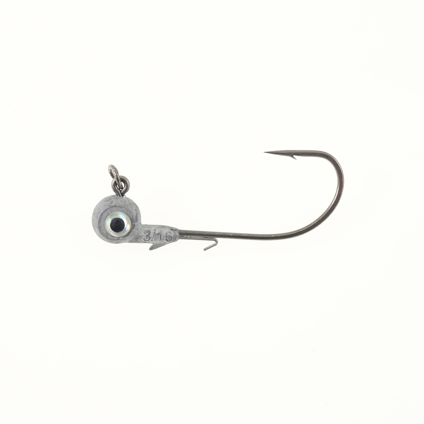 Missile Jigs Eye Roll jig head 5/0 hook 3/16 oz with silver 3D eye