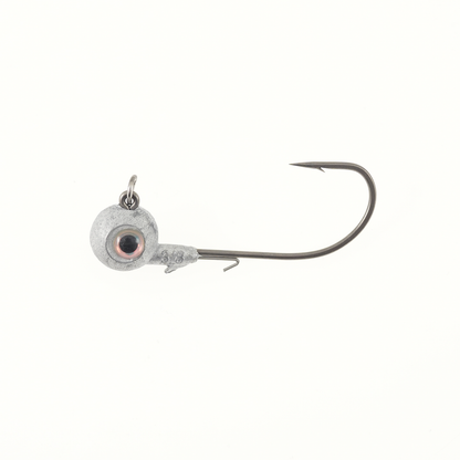 Missile Jigs Eye Roll jig head 5/0 hook 3/8 oz with silver 3D eye