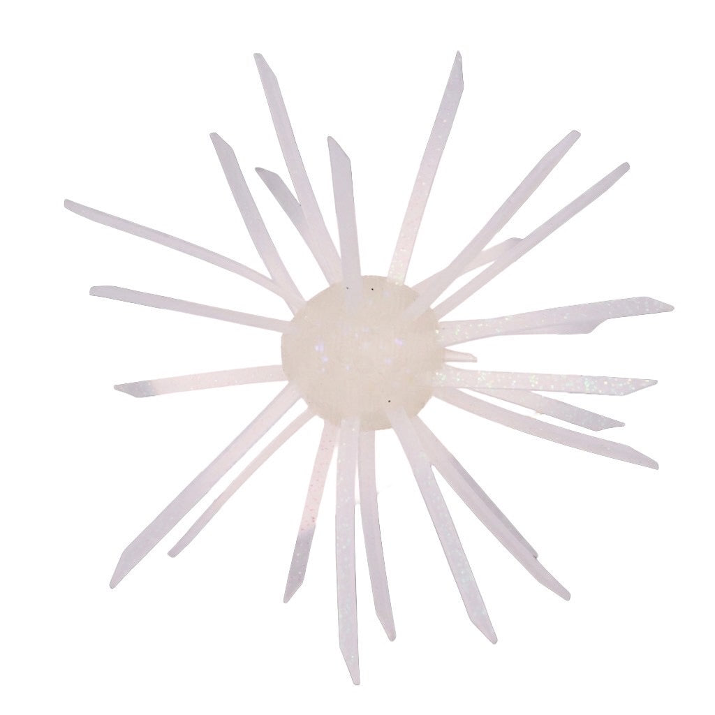 Geecrack Magnum Cue Bomb 1.5 inch urchin soft plastic in Clear Shad #429