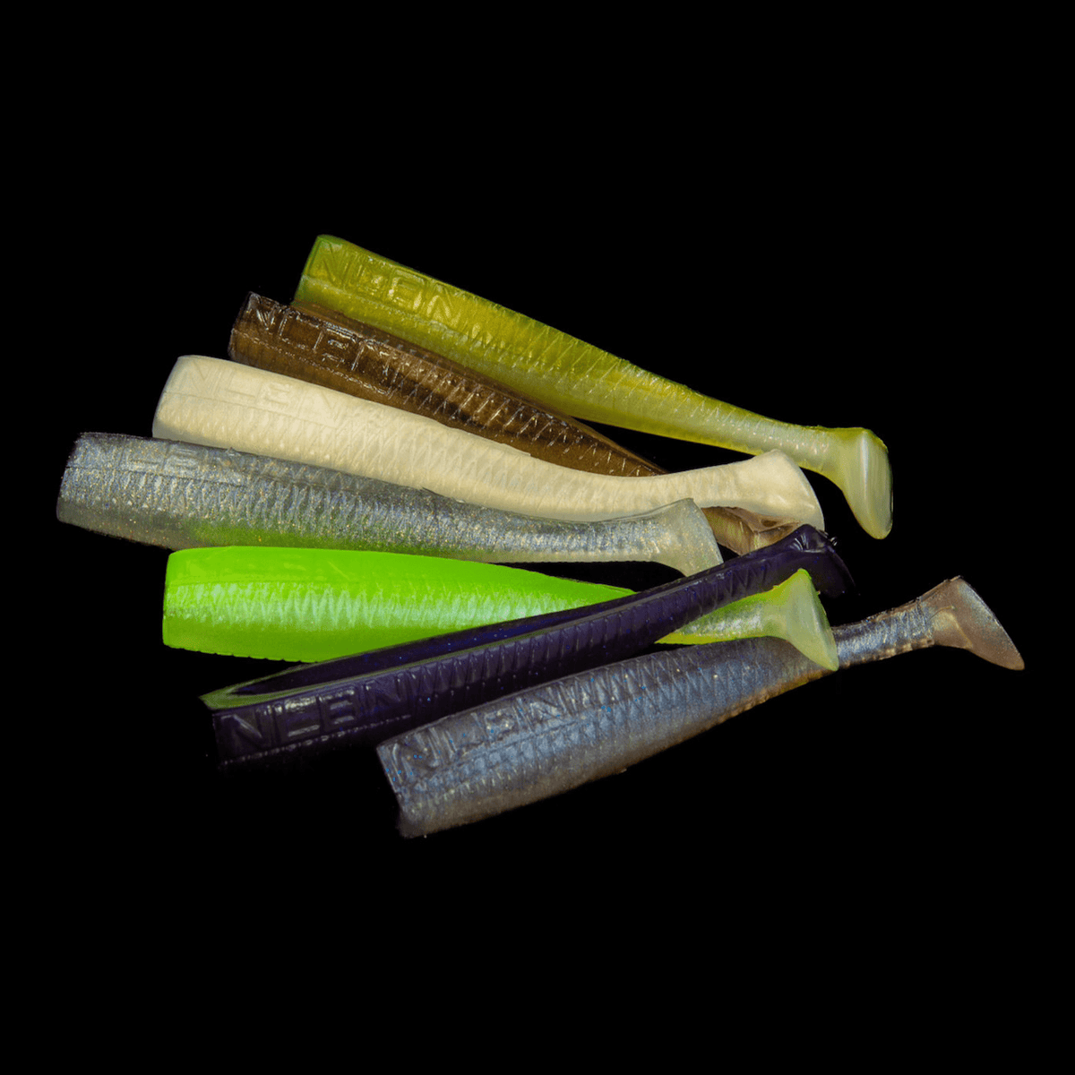 NLBN 3.75 inch paddle tail swimbaits, full color range