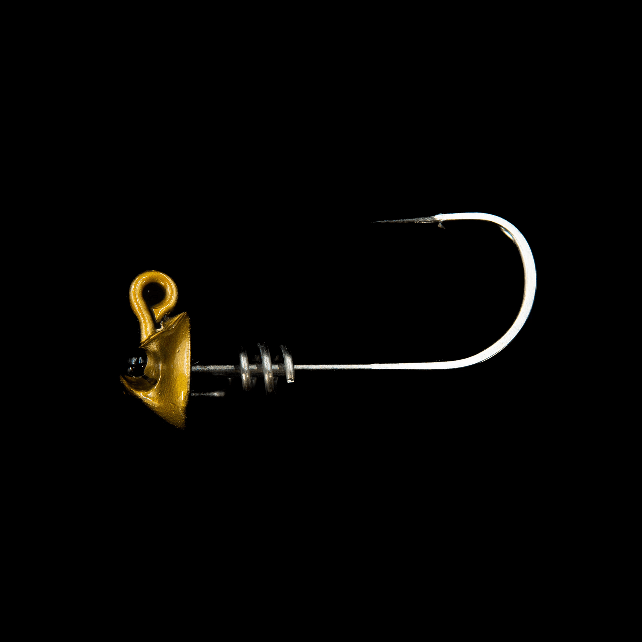 NLBN 4-inch shrimp jig head — Amber Alert