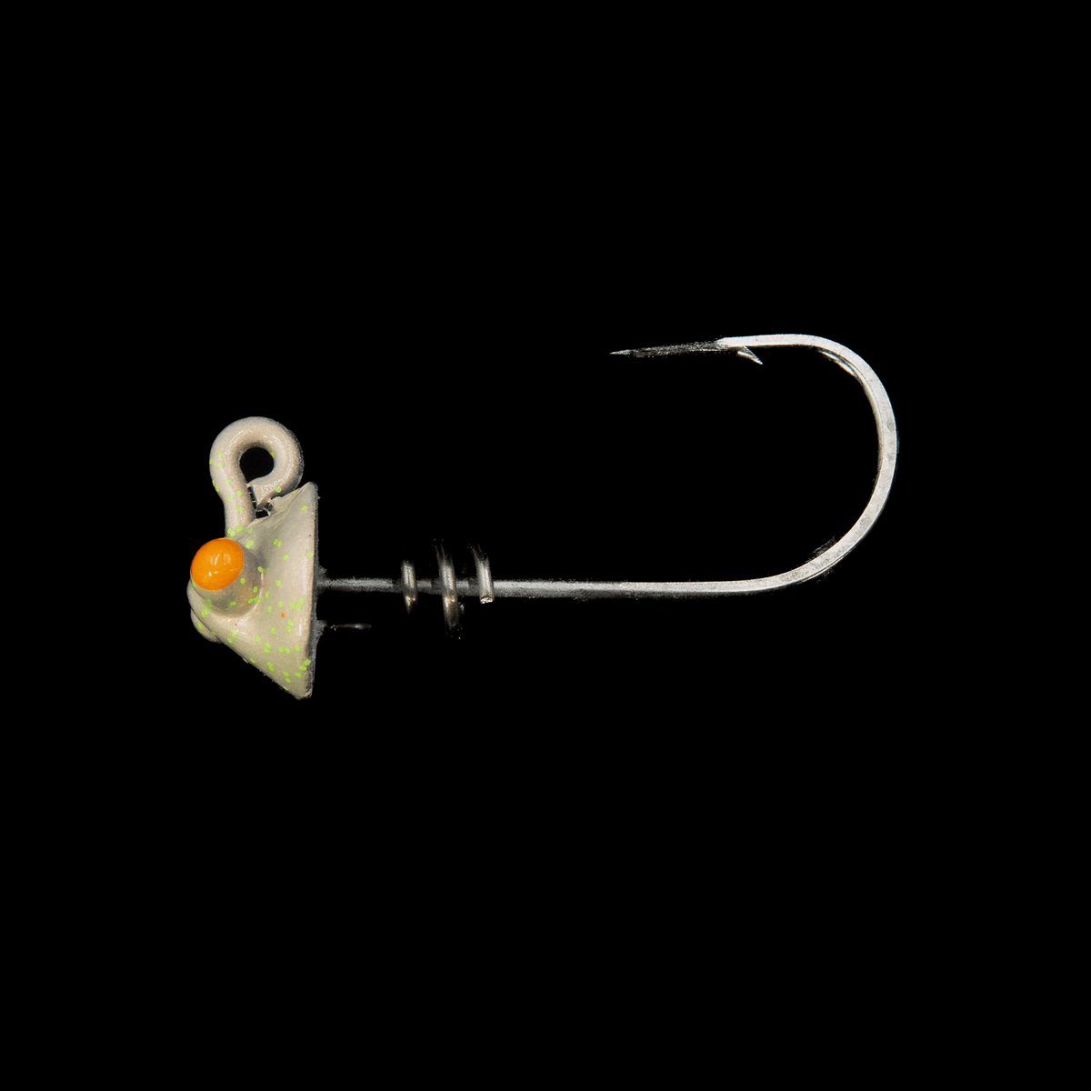 NLBN 4-inch shrimp jig head — Wasabi