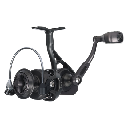 Bates SAM 2500 size 250 inshore spinning reel, top-down view