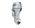 Honda BF 75 HP four-stroke outboard motor.