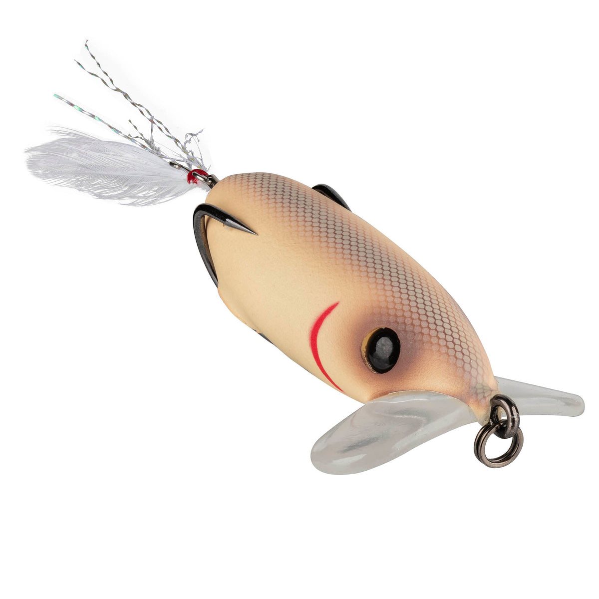 Snag Proof Zoo Wag weedless topwater bait in Bone