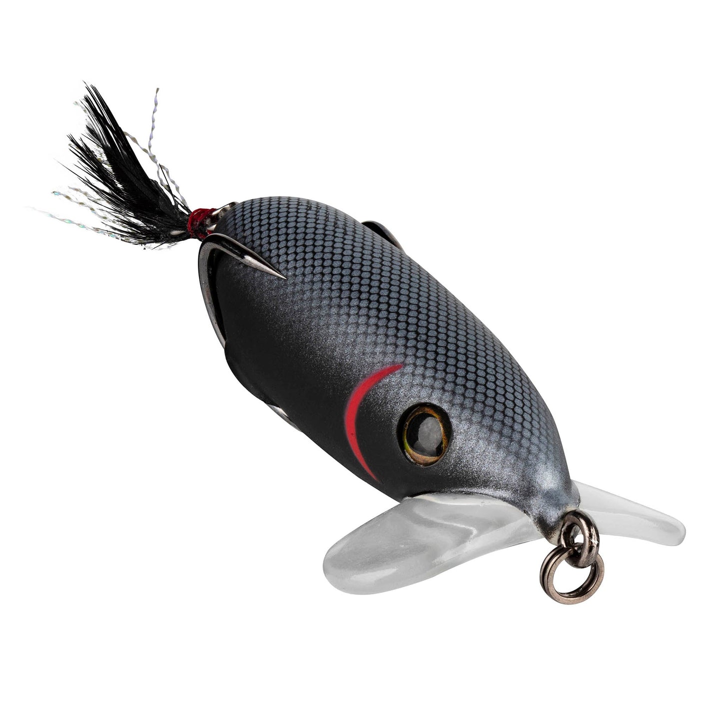 Snag Proof Zoo Wag weedless topwater bait in Black