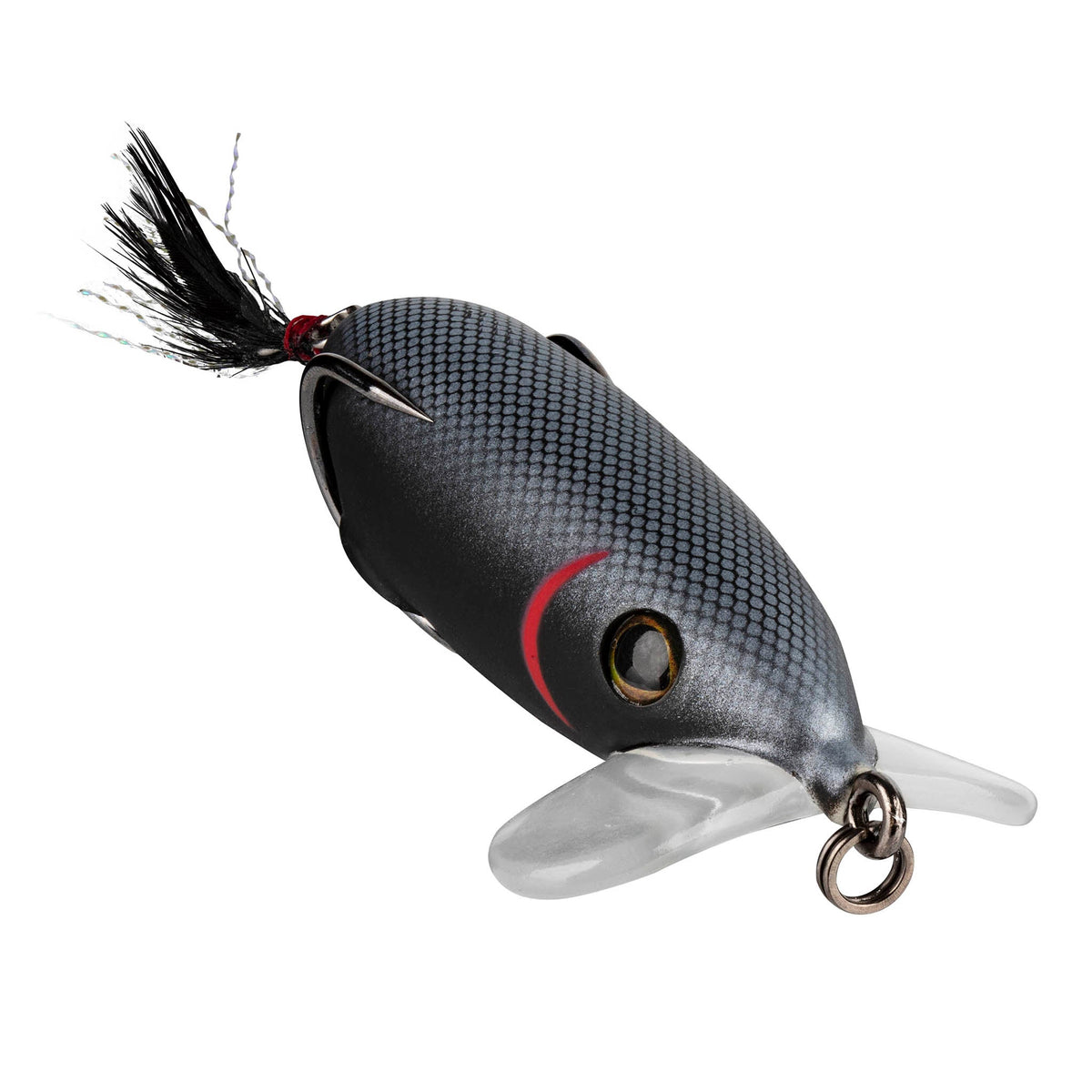 Snag Proof Zoo Wag weedless topwater bait in Black