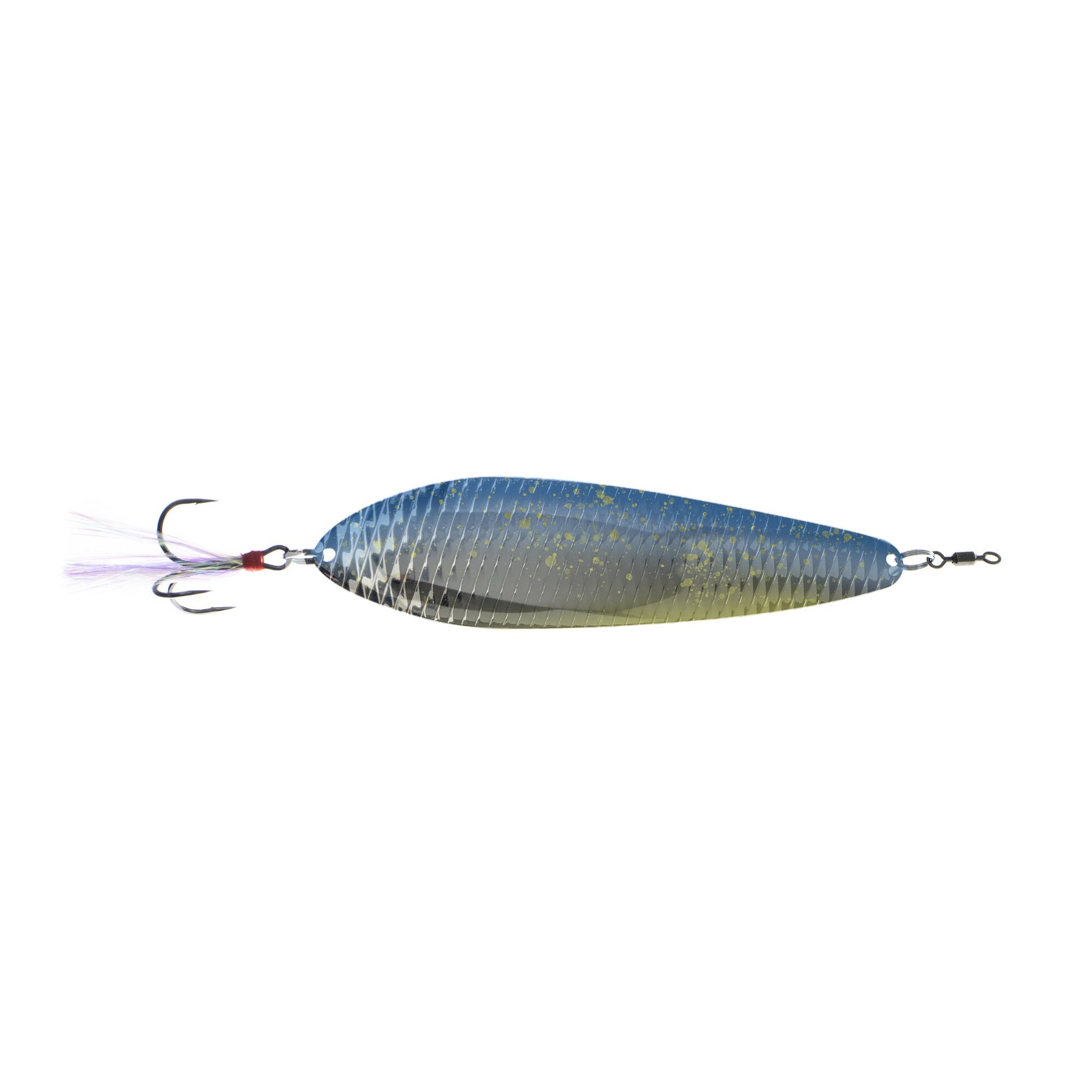 Nichols Bass Mafia Big Larry 2.5 oz flutter spoon in Golden Blue