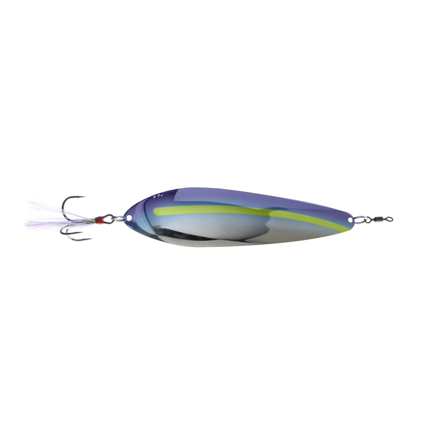 Nichols Bass Mafia Big Larry 2.5 oz flutter spoon in Chartreuse Shad