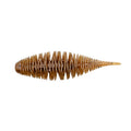 Geecrack Bellows Shad 6.8 inch soft plastic swimbait worm in Green Pumpkin #005