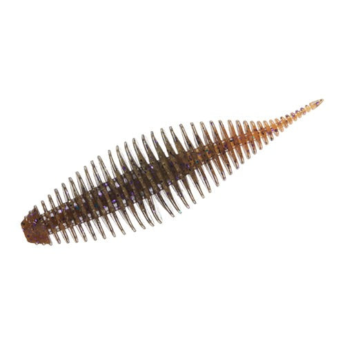 Geecrack Bellows Shad 6.8 inch soft plastic swimbait worm in AJ's Juice #407